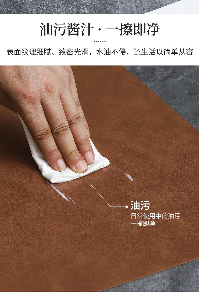 Placemat rubber rechthoekig 30X45cm