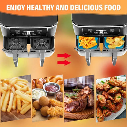 Siliconen airfryer bakvorm rechthoekig