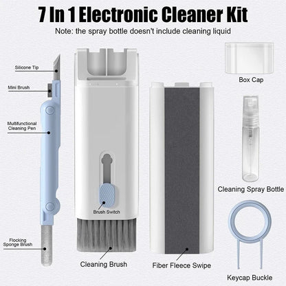 Schoonmaakset toetsenbord randapparatuur 7-in-1