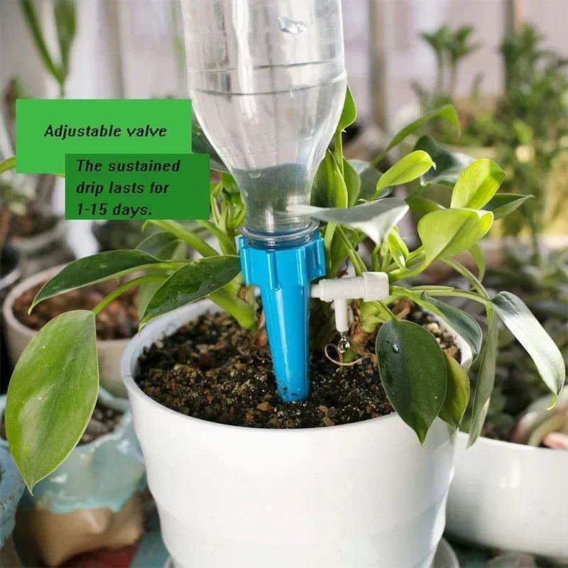Druppel irrigatiesysteem zelfbewatering instelbaar