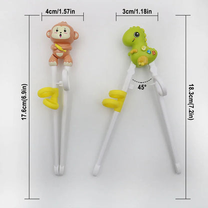 Kinder Trainings Eetstokjes met Dierenvorm