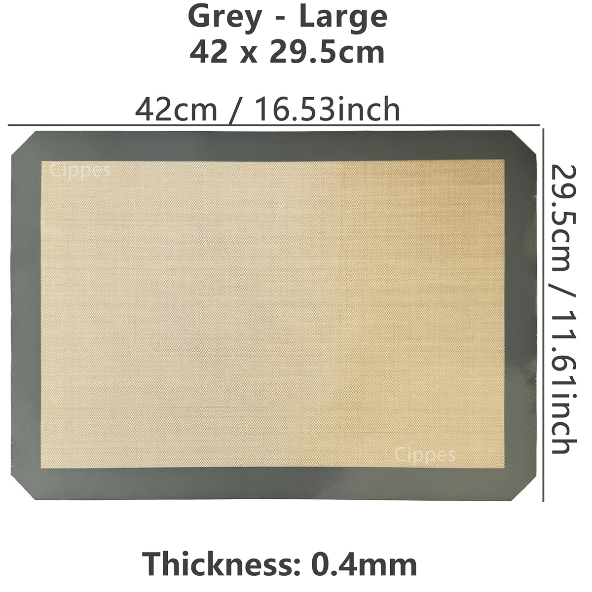 Siliconen bakmat antiaanbaklaag