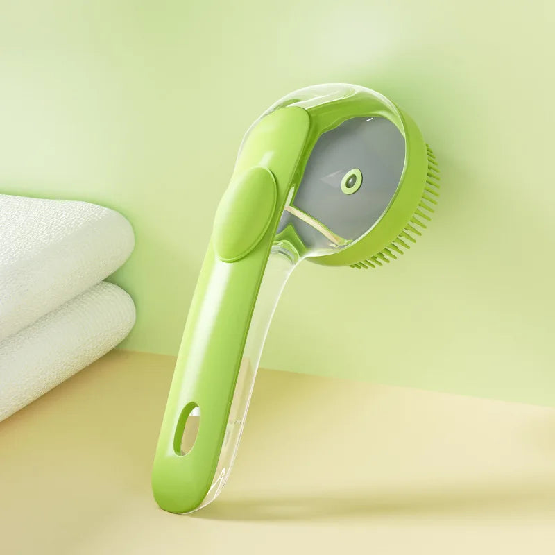 Huisdier borstel massage baden plastic
