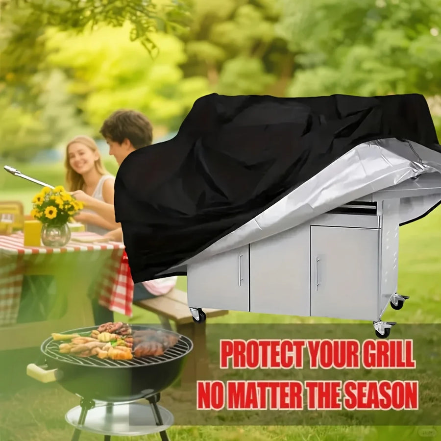 Barbecuehoes 170x90x60 cm zwart