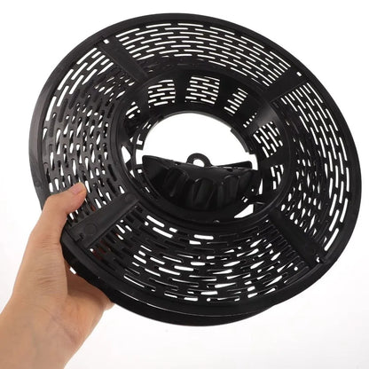 Kabeloproller PC plastic 27 cm zwart groen