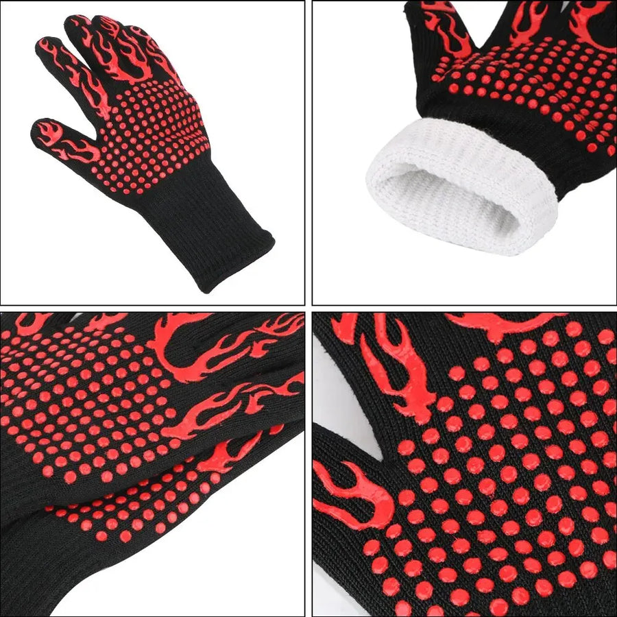 Hittebestendige handschoenen 500°C antislip katoen