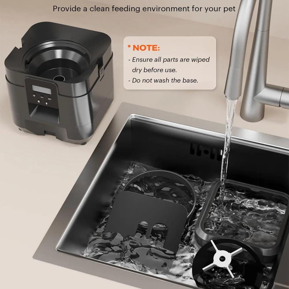 Automatische voerbak met timer voor hond en kat