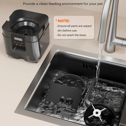 Automatische voerbak met timer voor hond en kat