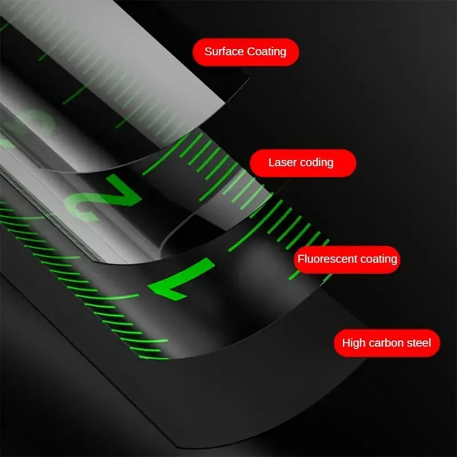 Meetlint 5m fluorescerend waterdicht