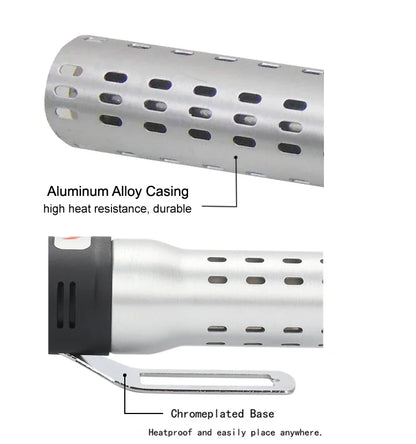 Elektrische BBQ houtskool aansteker aluminiumlegering