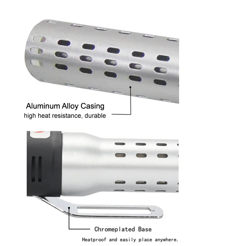 Elektrische BBQ houtskool aansteker aluminiumlegering
