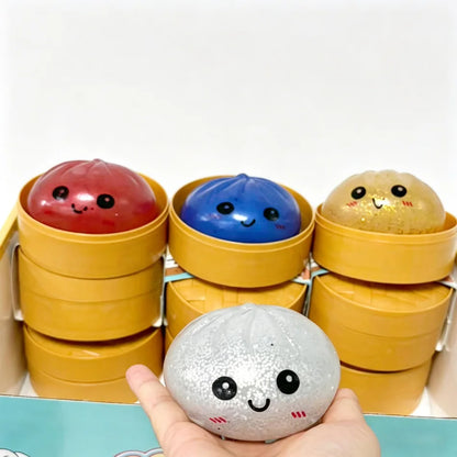 Knijpspeeltje squishy dumpling stressvermindering