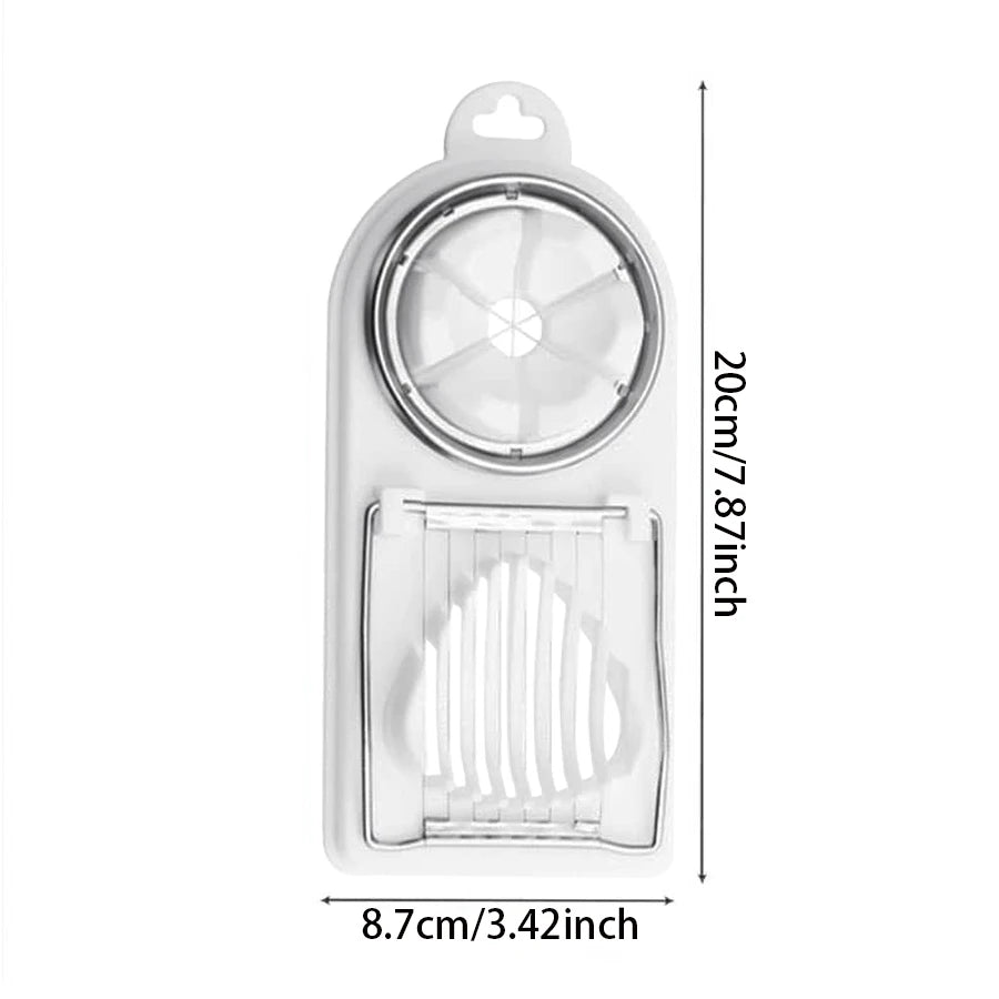 Ei snijapparaat met roestvrijstalen draad en PP basis