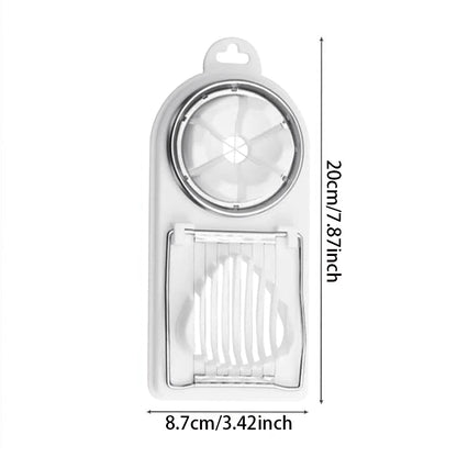 Ei snijapparaat met roestvrijstalen draad en PP basis