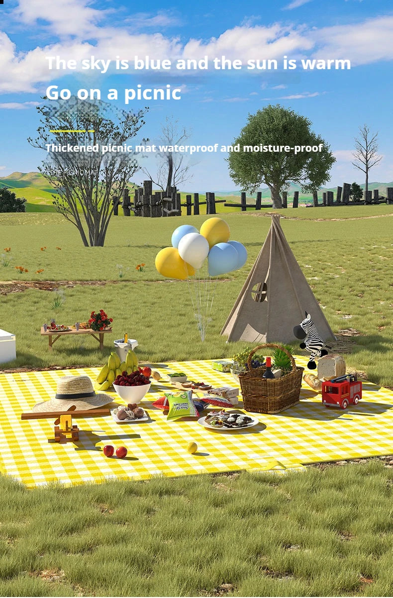 Strandmat picknickmat waterdicht groot opvouwbaar