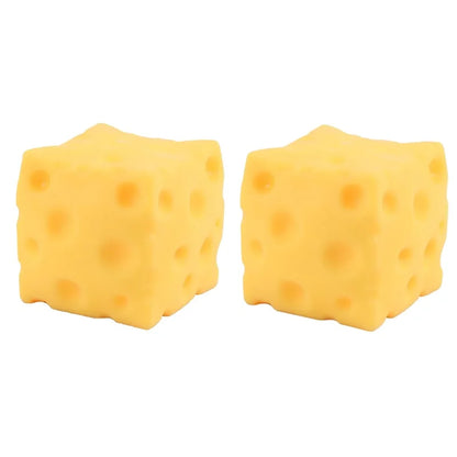 Squishy kaas fidget speelgoed 6 cm