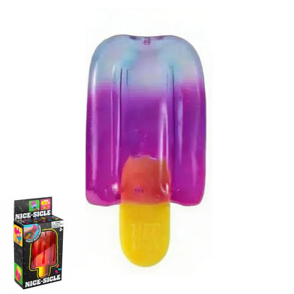 Squishy fidget speeltje ijshoorntje 10.5x6x2.3 cm