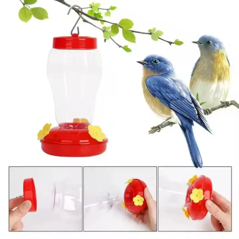 Vogelwaterfles 480 ml ophangbaar plastic