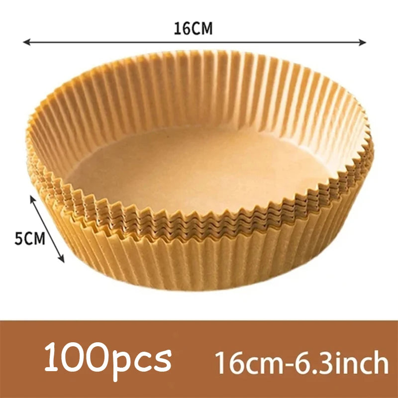 Rond bakpapier airfryer 50 stuks