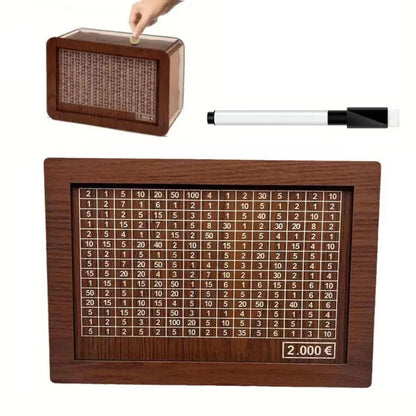 Houten spaarpot kinderen