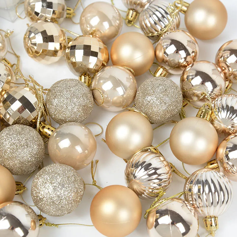 Kerstballen set decoratie