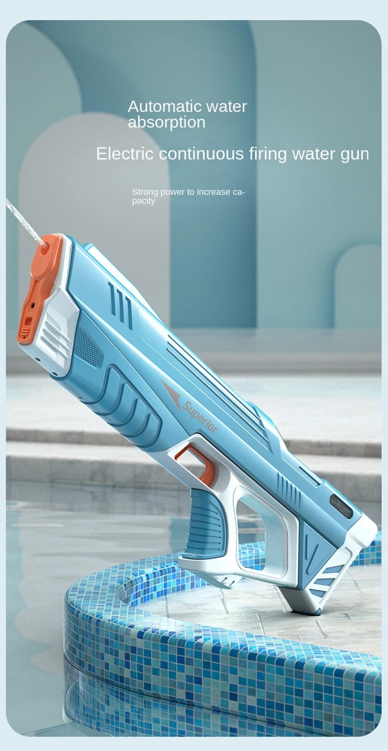 Electric Water Gun Automatic – 43 cm – For Kids and Adults