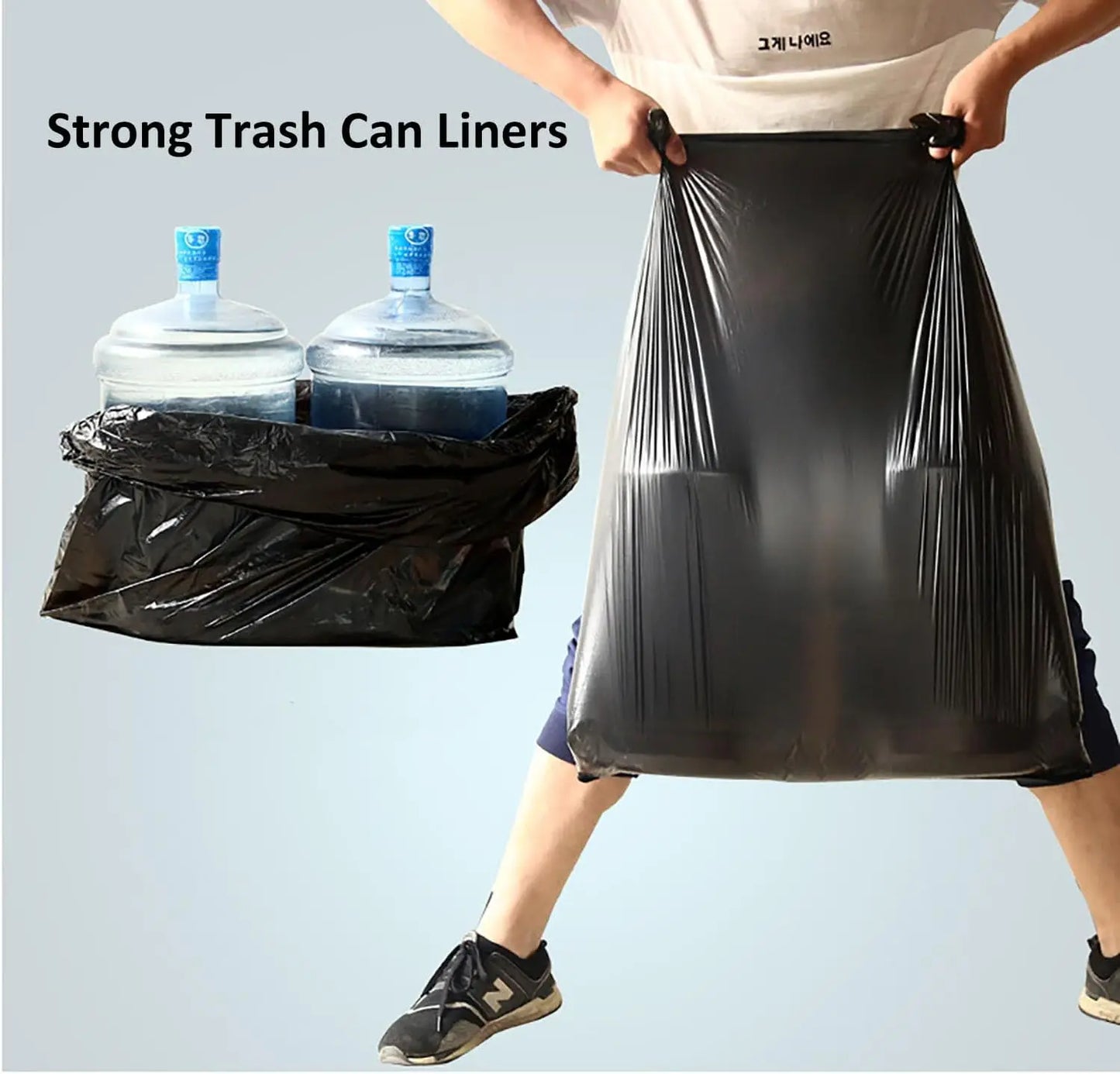 Huismerk Vuilniszakken Extra Groot Zwart voor Zwaar Gebruik