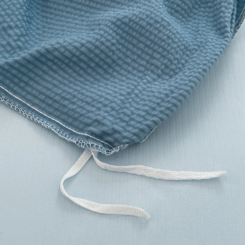 Dekbedovertrekset microfiber 3-delig met rits