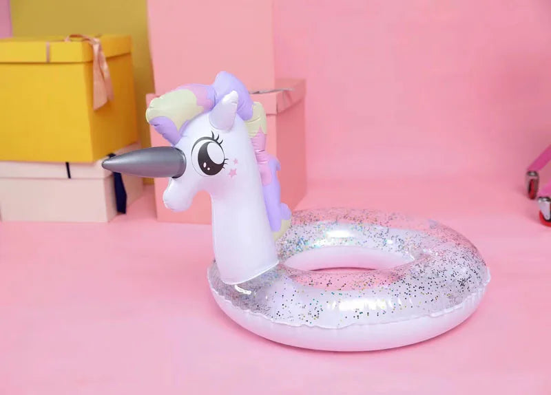 Inflatable Swim Ring Unicorn Flamingo