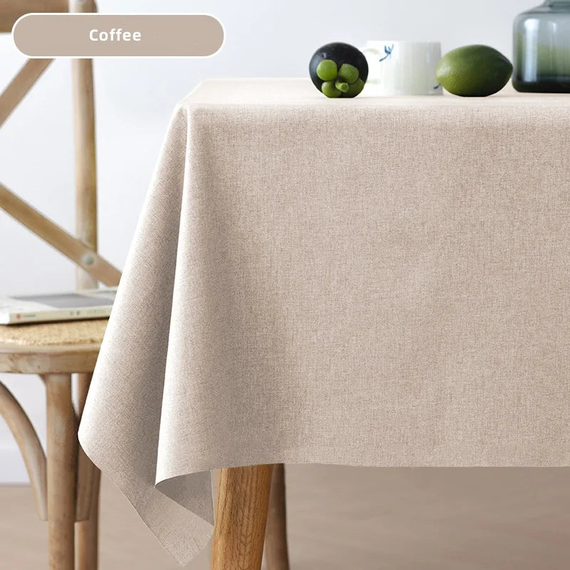 Tafelkleed rechthoekig katoen polyester waterdicht olieafstotend