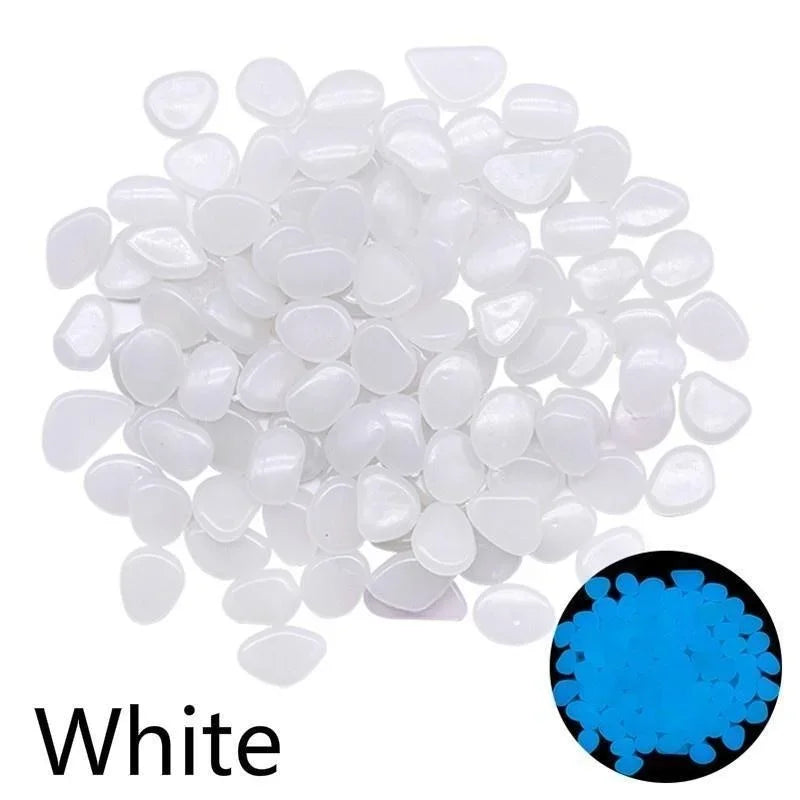 Decoratiestenen glow in the dark tuin aquarium
