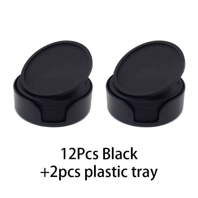 Onderzetters siliconen 6 stuks Ø10 cm