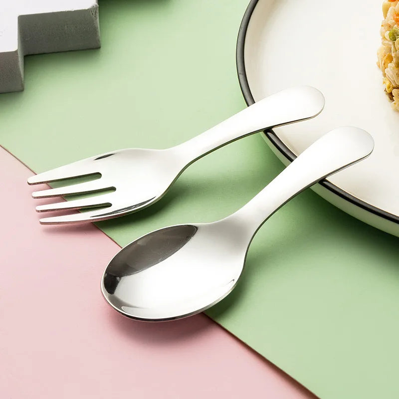 Draagbare RVS Bestekset met Lepel en Vork