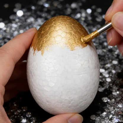 6 cm Witte Foam Eieren voor Pasen | Ongeverfd Knutselmateriaal