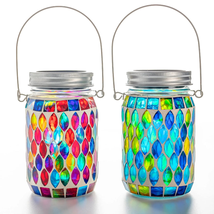 Solar hanglantaarn mozaïek glas