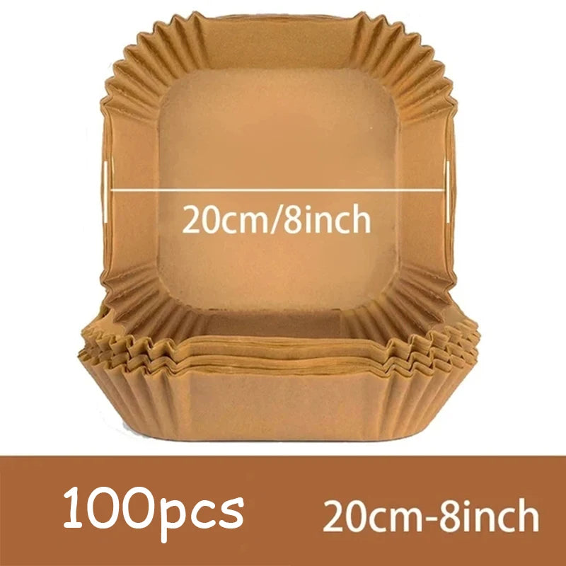 Rond bakpapier airfryer 50 stuks