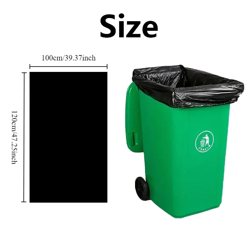 Zware Extra Grote Afvalzakken Zwart - 50 Stuks