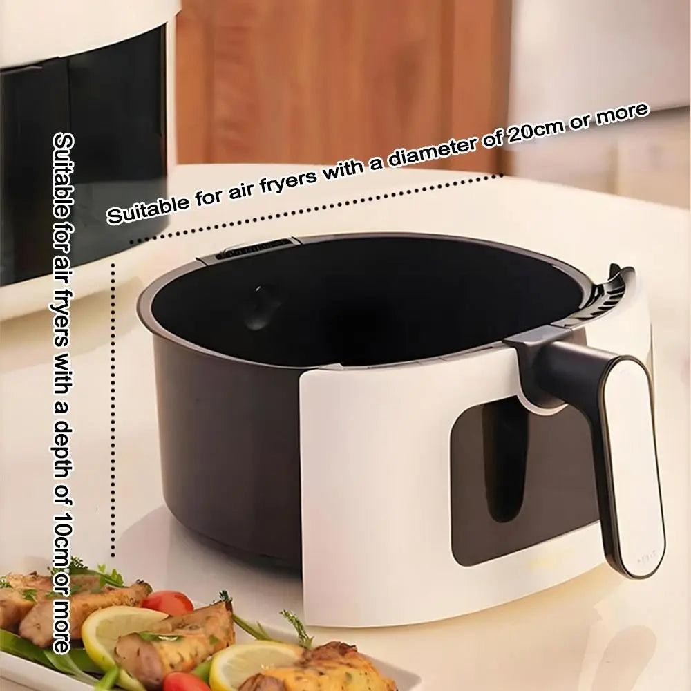 Airfryer spiesjesrek rond roestvrij staal