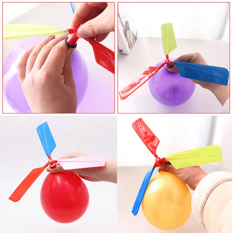 6-piece Hot Air Balloon Helicopter Outdoor Toy Set