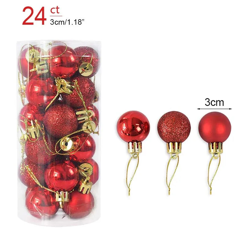 Kerstballen set decoratie