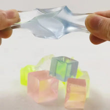 Squishy kubus fidget speelgoed pastel