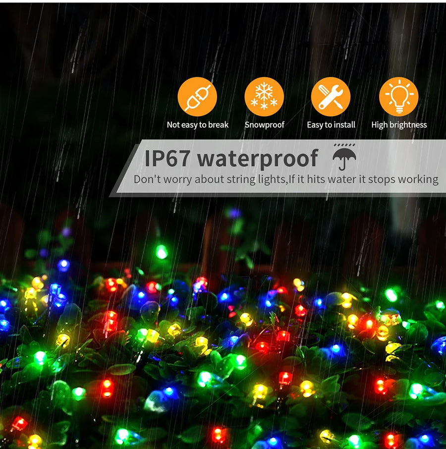 LED Sfeerlichtslinger dimbaar warmwit RGB waterdicht