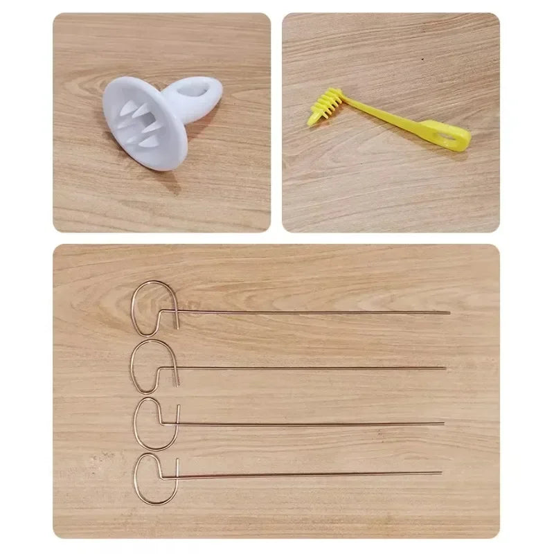 Aardappel spiraalsnijder handmatig roestvrijstaal