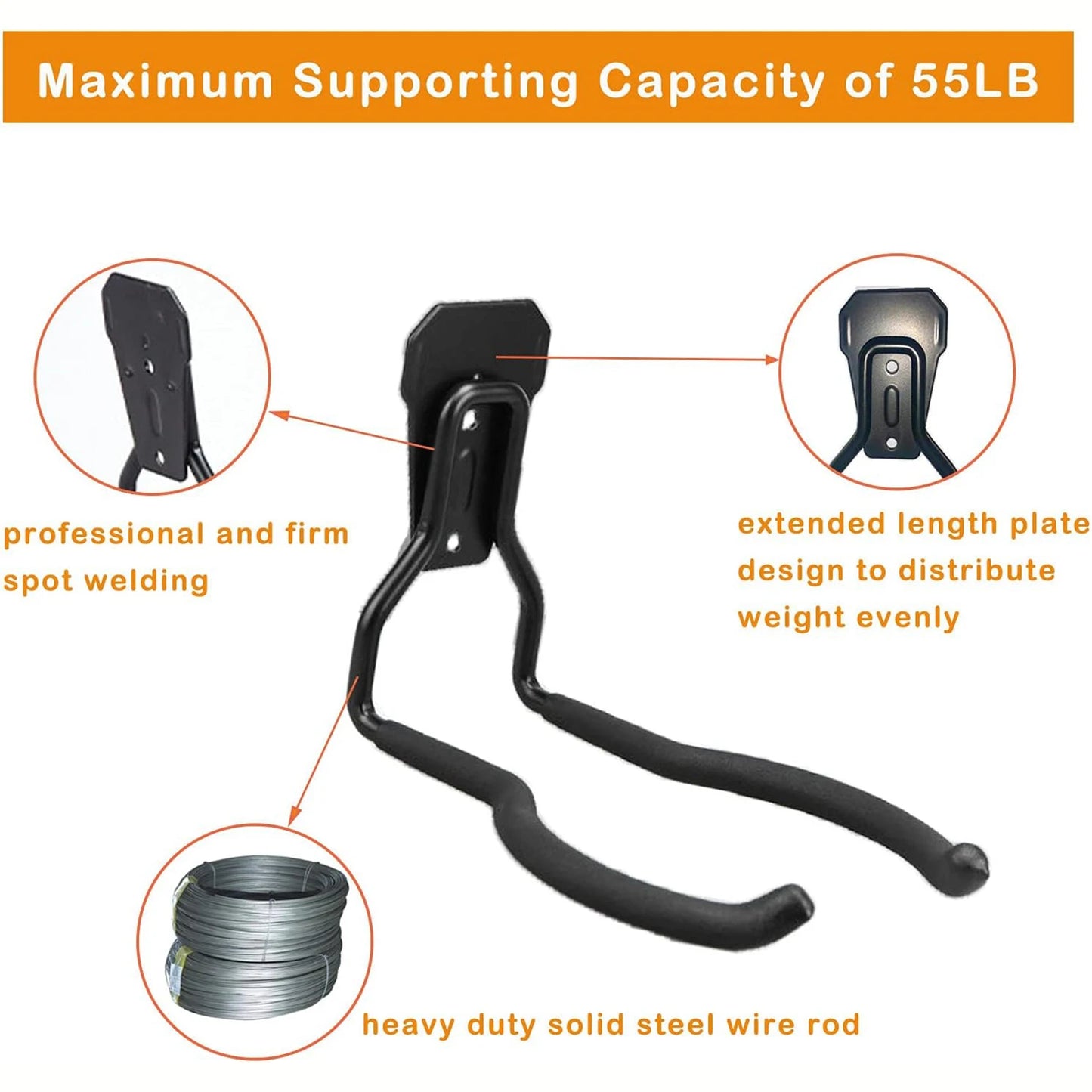 Gereedschapswandhaak van ijzer