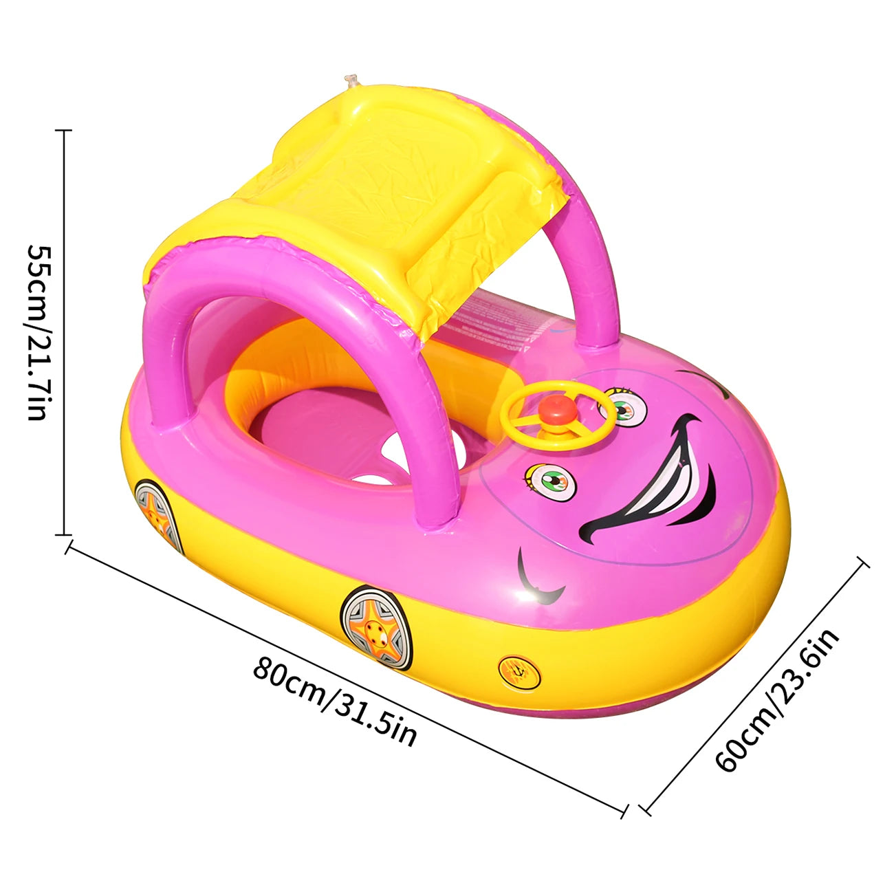 Peuter zwembadfloat auto 3-6 jaar