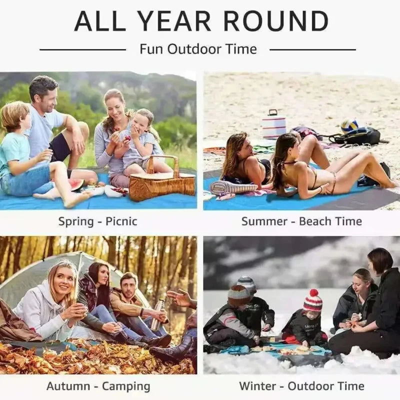 Strandmat extra groot waterdicht zandvrij
