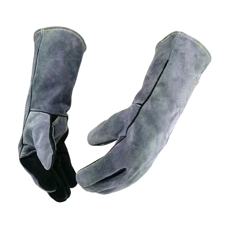 Lashandschoenen leer met fourchettes