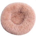 Huisdierbed rond pluche machinewasbaar Ø40-90 cm