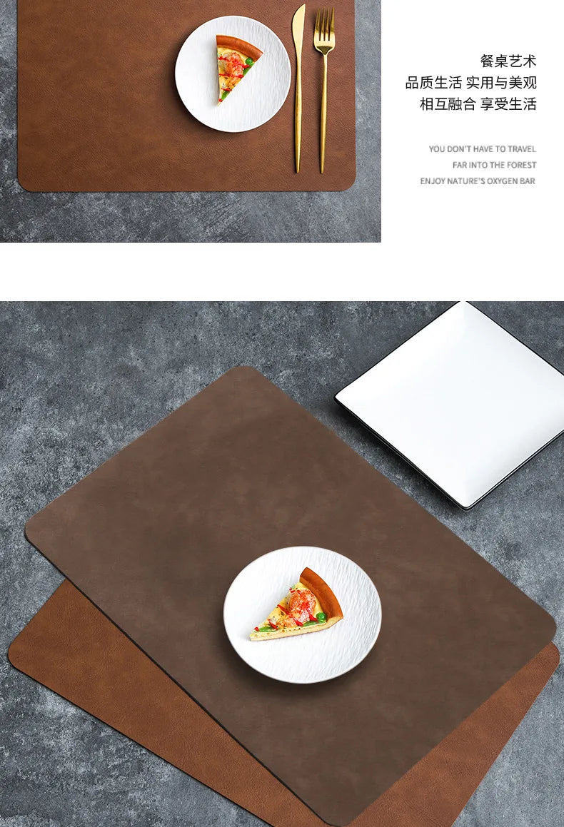 Placemat rubber rechthoekig 30X45cm