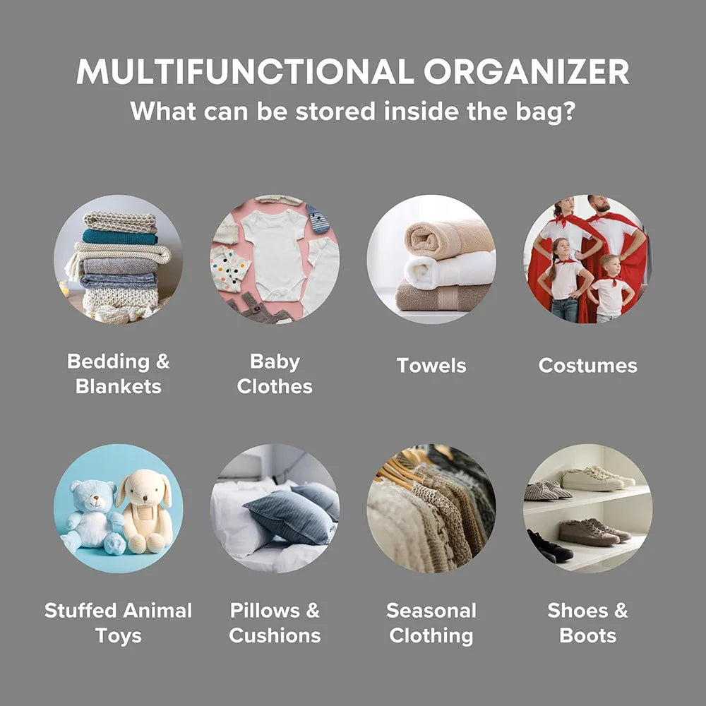 3-delige Opvouwbare Opbergboxen voor Onder het Bed